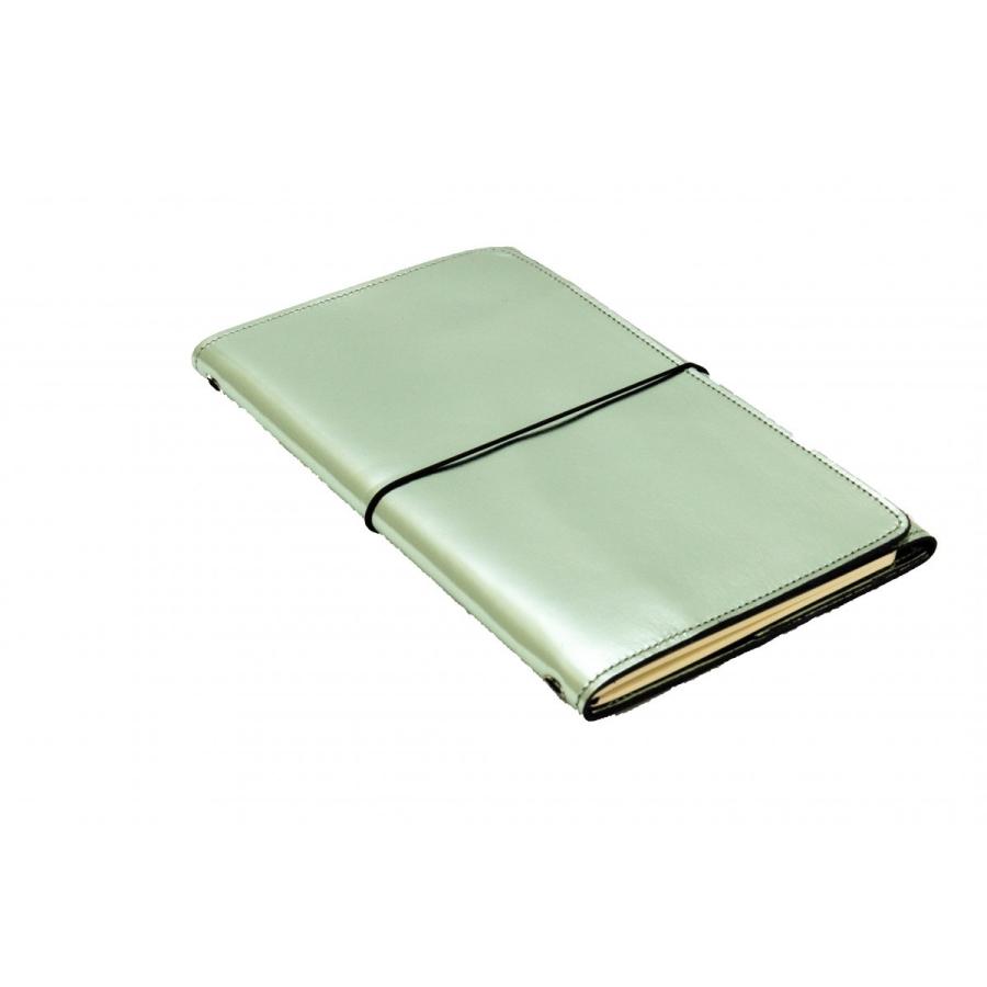 手帳カバー 革 ノートカバー フランス製 高級本革 手作りA6スリム