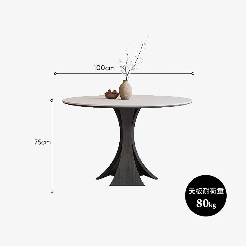 5年保証】ダイニングテーブル 丸 白 120cm 80cm 100cm 円形 円卓 丸