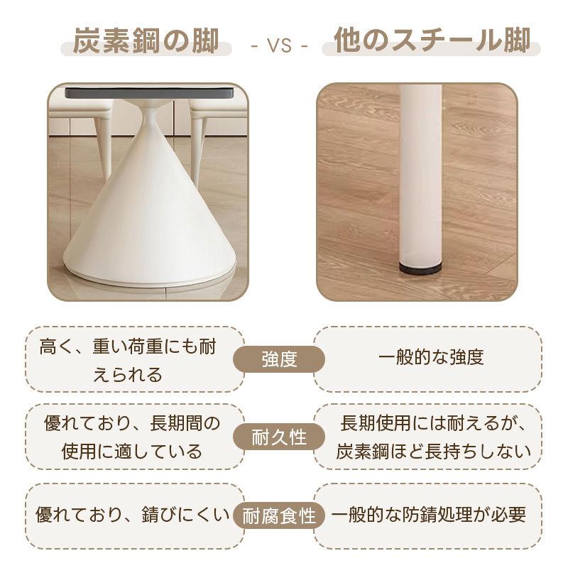 【5年保証】円形ダイニングテーブル 伸長式 伸縮 ダイニングテーブル 丸 コンパクト 6人掛け