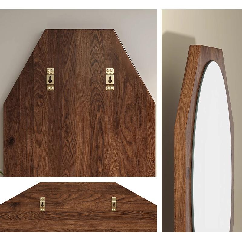 5年保証】【完成品】八角形ミラー 壁掛け 玄関 風水 八角鏡 鏡