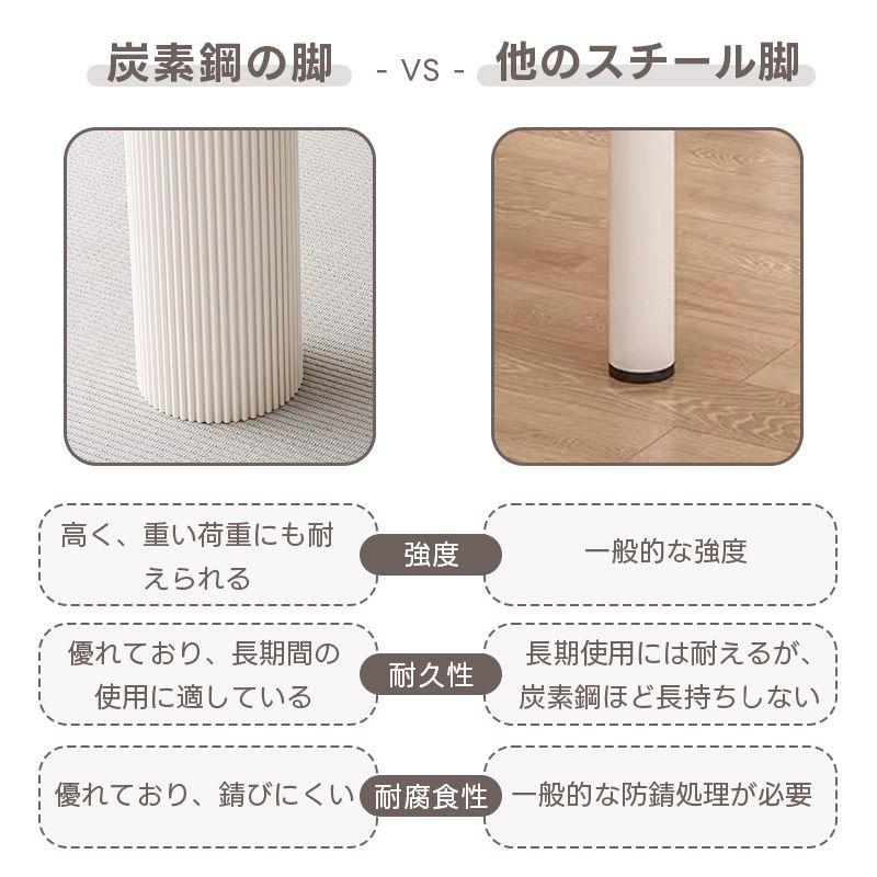 【5年保証】ダイニングテーブル 楕円テーブル 楕円形 6人 6人掛け 北欧 ホワイト 白 セラミック