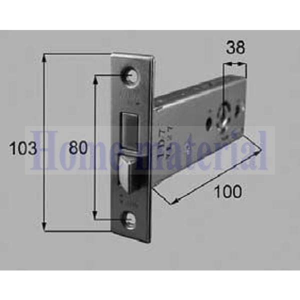 LIXIL 新日軽 ハンドル/クレセント/錠類 <錠類・ハンドル・シリンダー> 錠ケース A8DL1186C 1セット