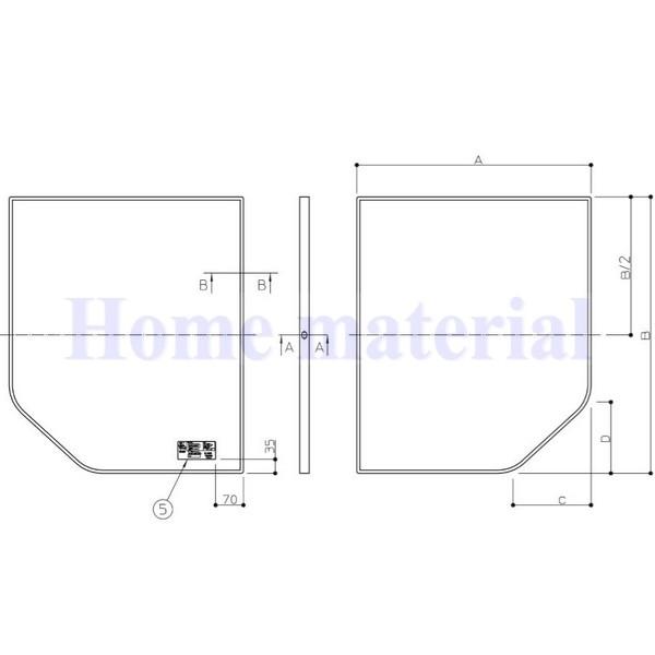 お風呂のふた TOTO 風呂ふた 組み合わせ式 組みふた 断熱風呂蓋 EKK84131W1 (代替品 AFKK84131W ) （発注品番 ZWZ23000T666 ）740×1460