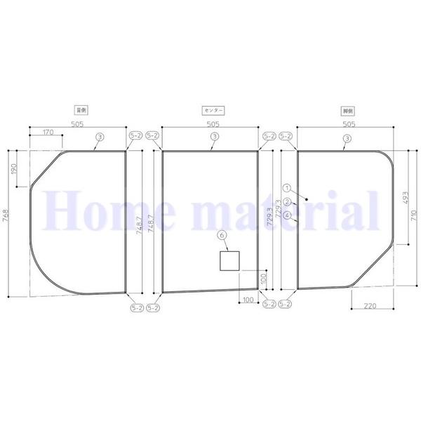売買売買お風呂のふた TOTO 風呂ふた 3枚割りフタ HD160 ラウンドラク