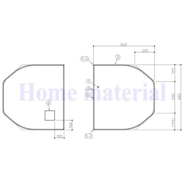 ○お風呂のふた TOTO 風呂ふた 組み合わせ式 組みふた WB130 ダエンラクかる EKK84093W (代替品 AFKKS84093KSAA21W ) 1280×680 2枚