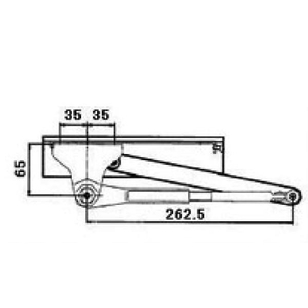 ○ 送料無料 LIXIL リクシル トステム ドアクローザー （左右兼用） ブロンズ D4X21 ロンカラー ロンカラーF 採風ドア