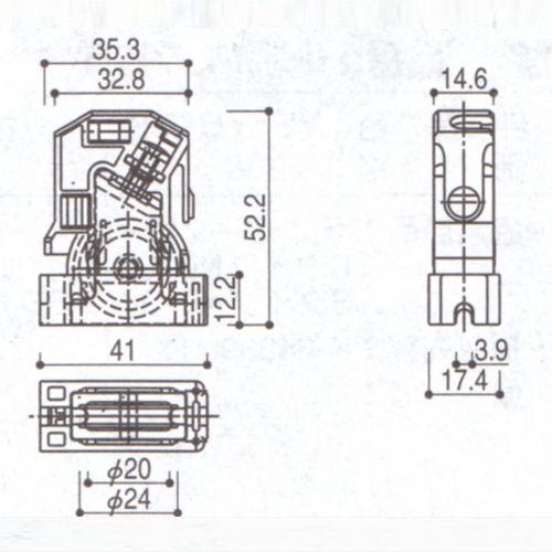 LIXIL（リクシル） 送料無料 YKK 浴室 浴室ドア用部品 戸車 品番: DGHH