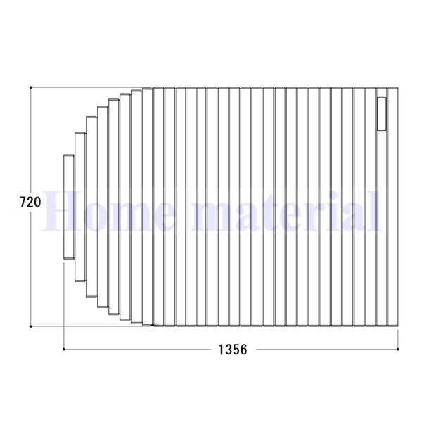 TOTO お風呂フタ TOTO お風呂のふた 風呂ふた 軽量シャッター式 巻きふた EKK707W3