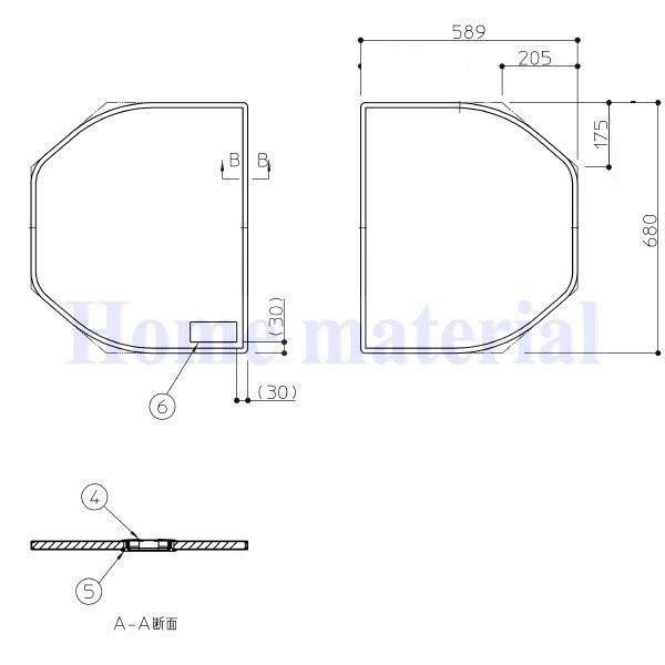 お風呂のふた TOTO 風呂ふた 組み合わせ式 組みふた WB120 ダエンラクかる EKK84092W (代替品 AFKKS84092KSAA21W )