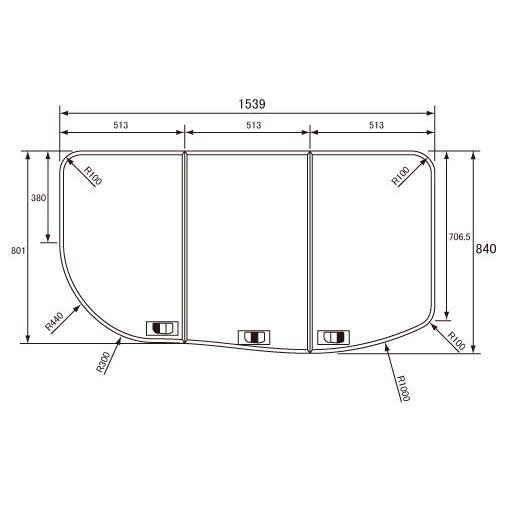 Panasonic（パナソニック） お風呂のふた （松下電工 ナショナル