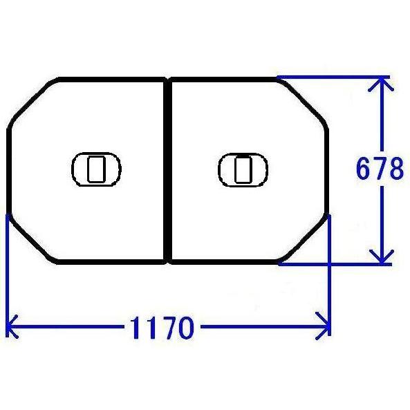 TOTO 送料無料 お風呂のふた 風呂ふた 軽量把手付組み合わせ式 組み