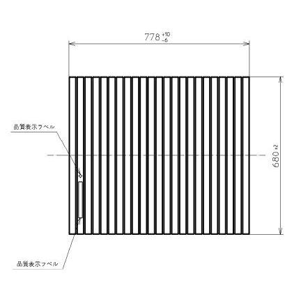 TOTO お風呂のふた 風呂ふた 軽量シャッター式 巻きふた 外寸：778
