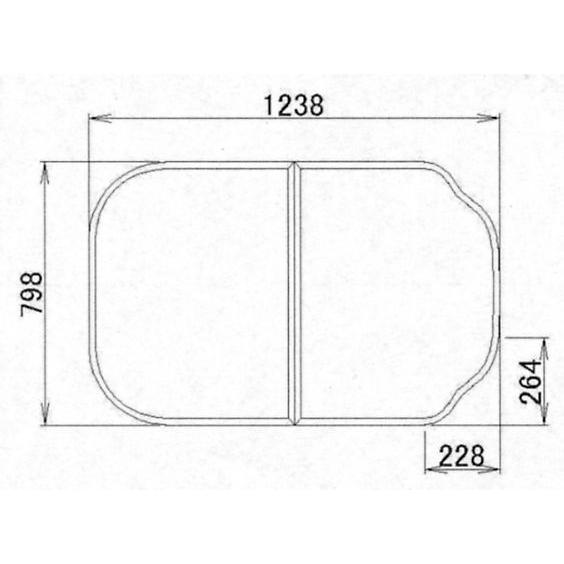 LIXIL（リクシル） 送料無料 トステム お風呂のふた バスルーム 浴槽