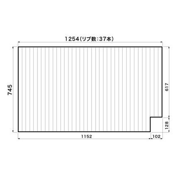 送料無料 お風呂のふた パナソニック （松下電工 ナショナル） 風呂ふた 巻きふた RSW75MN1K1XRC (RSW75MN1K1XR の代替品)