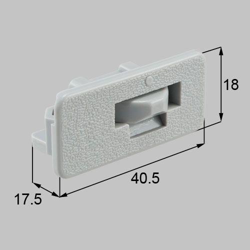 在庫有 送料込み リクシル LIXIL 新日軽  窓（サッシ） 引違い窓 マンション用 障子はずれ止め SVJK367S01 （A8ADP1022） 部品色：グレー｜homematerial