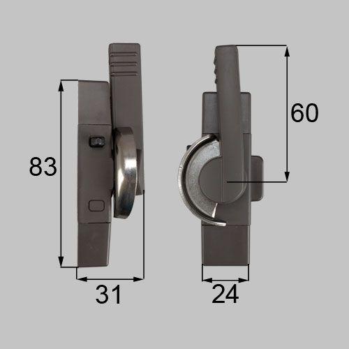 LIXIL（リクシル） 送料込み 新日軽 窓（サッシ） 引違い錠 錠
