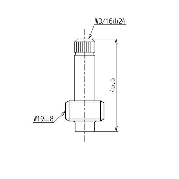TOTO 送料込み キッチンパーツ キッチン用水栓 部品 スピンドル(右ねじ 