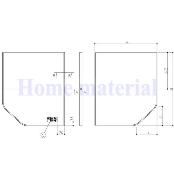 お風呂のふた TOTO 風呂ふた 組み合わせ式 組みふた 断熱風呂蓋 EKK84131W1 (代替品 AFKK84131W ) （発注品番 ZWZ23000T666 ）740×1460