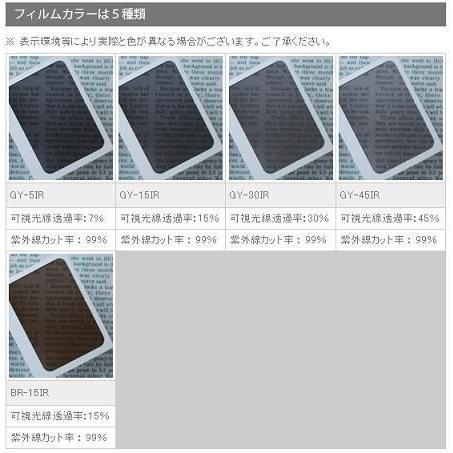 高透明断熱フィルム 運転席、助手席 トヨタ アクア NHP10 カット済み