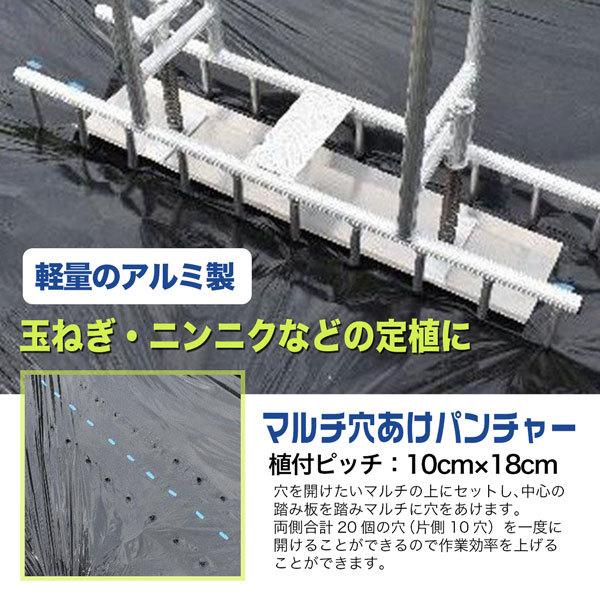 超定番 玉ねぎ用パンチャー マルチ穴あけ器 タマネギ ニンニク 定植 軽量アルミ製 シンセイ直送 法人宛基本送料無料 Moe Gov Np