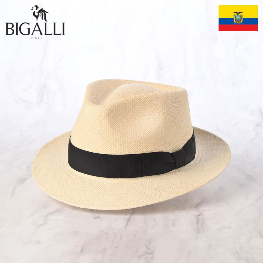 BIGALLI（ビガリ） 【SALE】BIGALLI パナマ帽 中折れハット パナマ