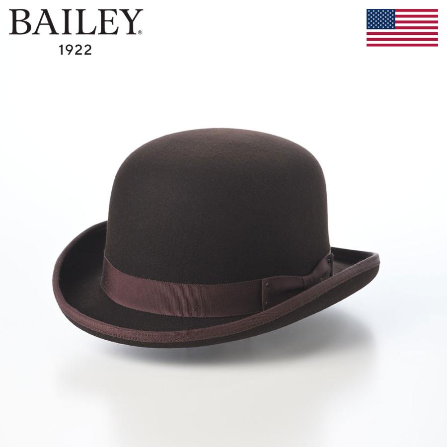 ベイリー BAILEY ボーラーハット 帽子 フェルトハット ダービー 秋 冬