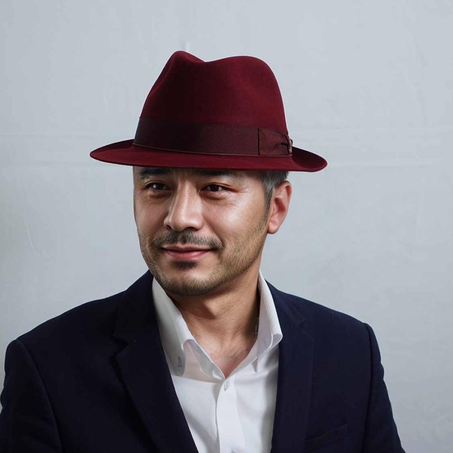 Borsalino 帽子 中折れハット フェルト帽 秋 冬 メンズ 中折れ帽 Borsalino 帽子 中折れハット フェルト帽 秋 冬 メンズ 中折れ帽