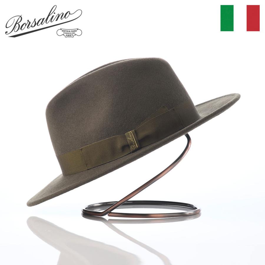 Borsalino 帽子 中折れハット フェルト帽 秋 冬 メンズ Borsalino 帽子 中折れハット フェルト帽 秋 冬 メンズ