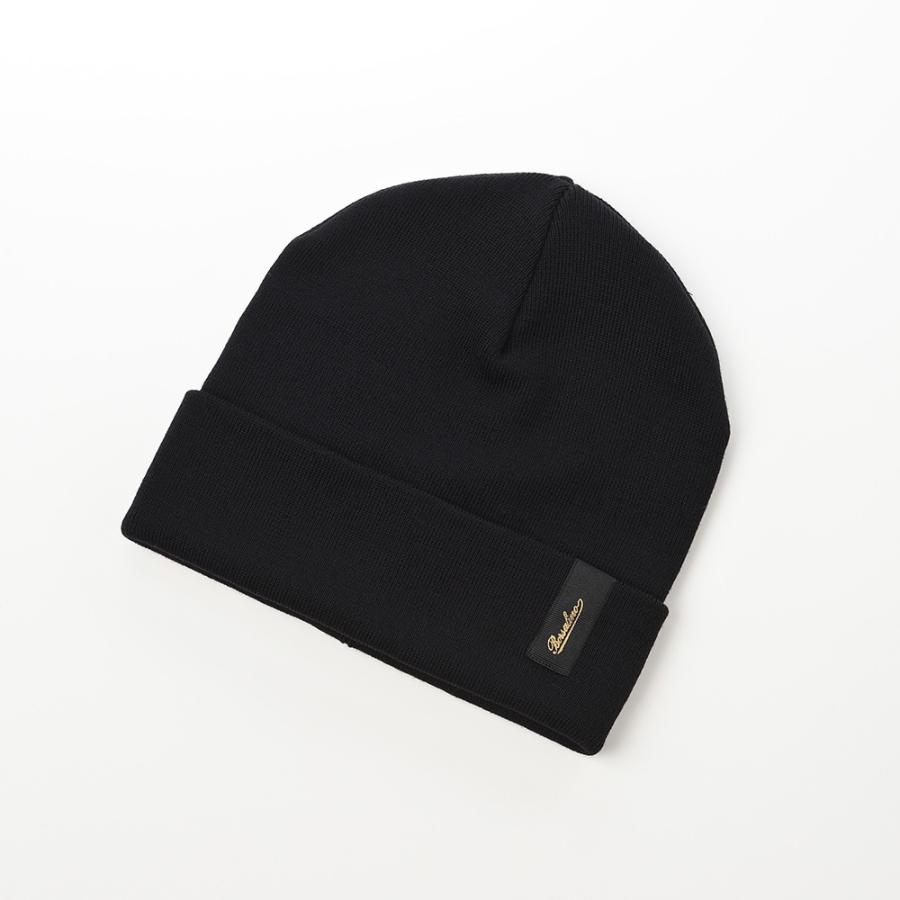 Borsalino 帽子 父の日 ニット帽 ニットキャップ 秋 冬 メンズ ワッチキャップ ブランド Virgin Wool Beanie（バージンウール ビーニー） 130356 ブラック｜homeroortega｜02