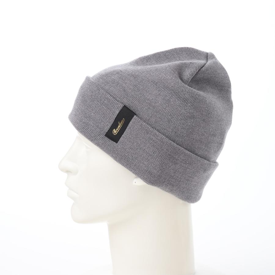 Borsalino 帽子 父の日 ニット帽 ニットキャップ 秋 冬 メンズ ワッチキャップ ブランド Virgin Wool Beanie（バージンウール ビーニー） 130356 グレー｜homeroortega｜05