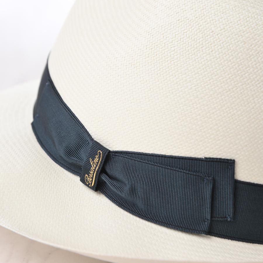 Borsalino ボルサリーノ パナマ帽 パナマハット 中折れハット 春夏 メンズ Panama Extra Fine 140339 ティールリボン 父の日ギフトの画像