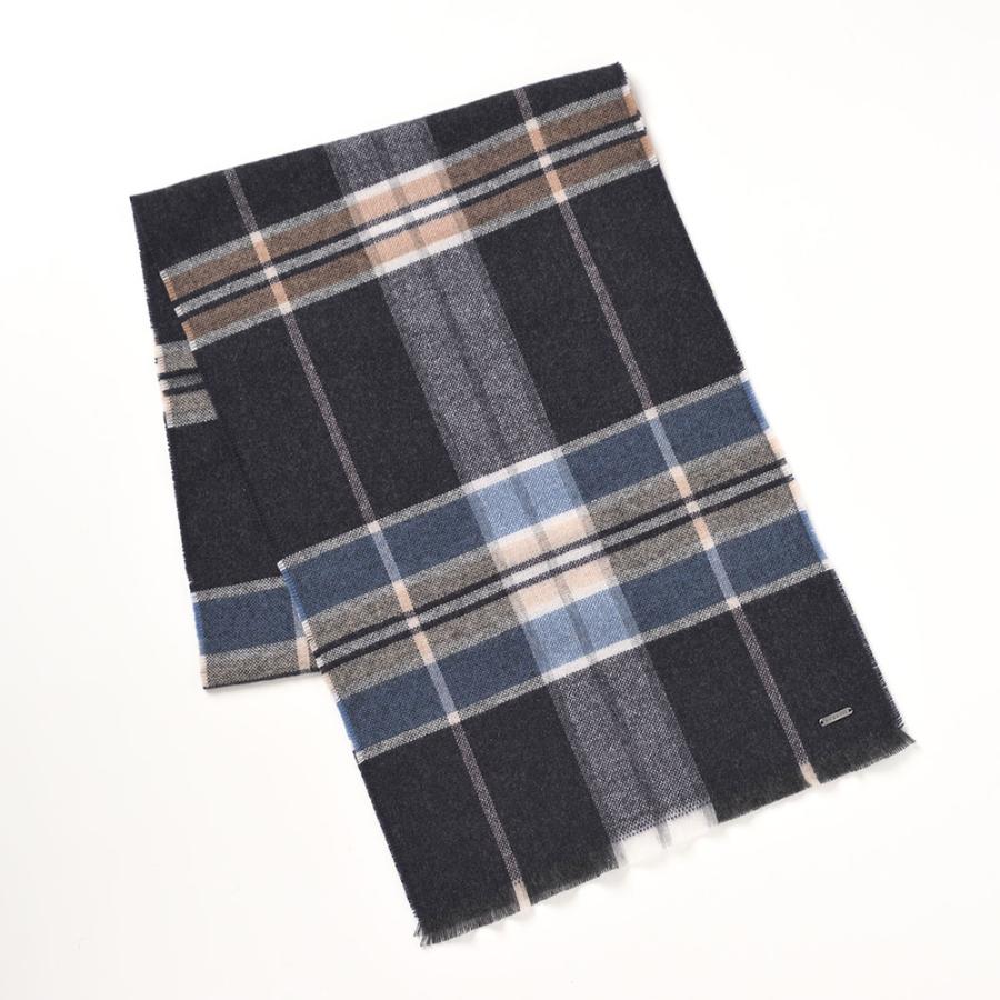 bugatti スカーフ・マフラー メンズ Cashmere Scarf(カシミヤスカーフ) 630317 ネイビー 母の日ギフト_2