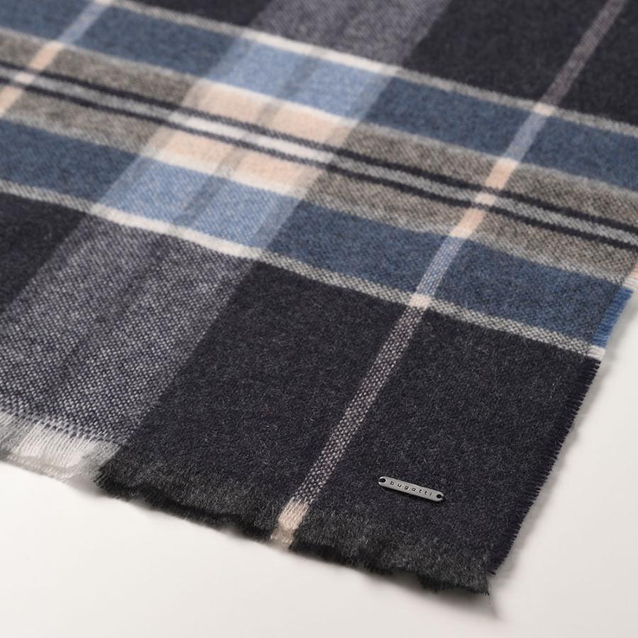 bugatti スカーフ・マフラー メンズ Cashmere Scarf(カシミヤスカーフ) 630317 ネイビー 母の日ギフト_3