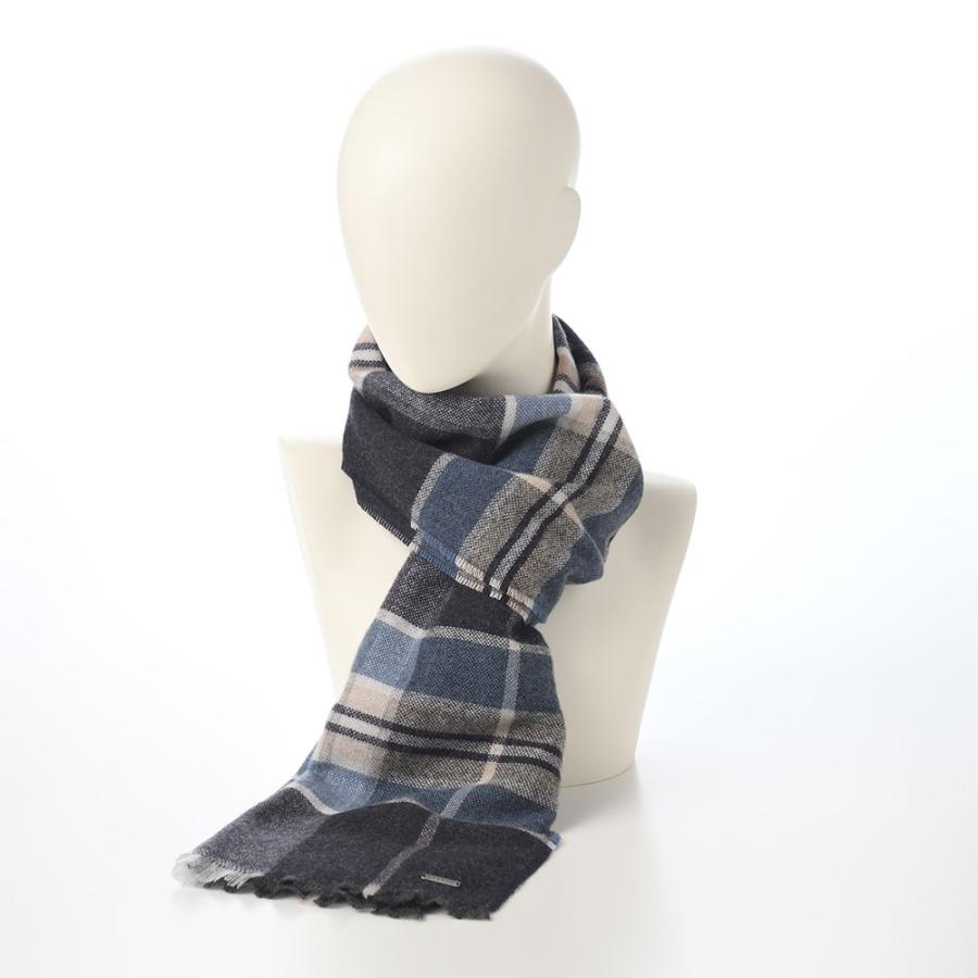 bugatti スカーフ・マフラー メンズ Cashmere Scarf(カシミヤスカーフ) 630317 ネイビー 母の日ギフト_4