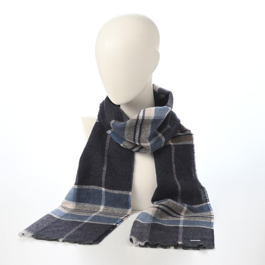 bugatti スカーフ・マフラー メンズ Cashmere Scarf(カシミヤスカーフ) 630317 ネイビー 母の日ギフト_5