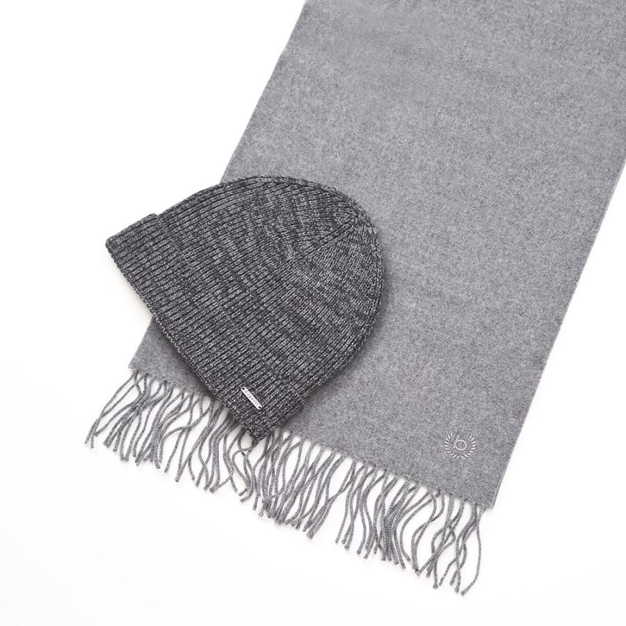 bugatti ニット帽 スカーフ マフラー Virgin Wool Scarf ＆ Beanie（バージンウール スカーフ＆ビーニー） 630214 グレー 母の日ギフト_5