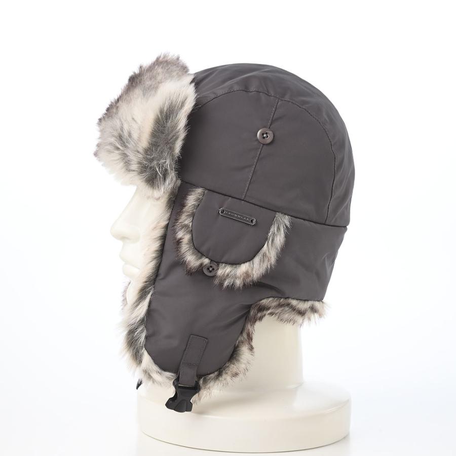 CROWN CAP CROWNCAP フライトキャップ 飛行帽 レザー 防寒帽 メンズ