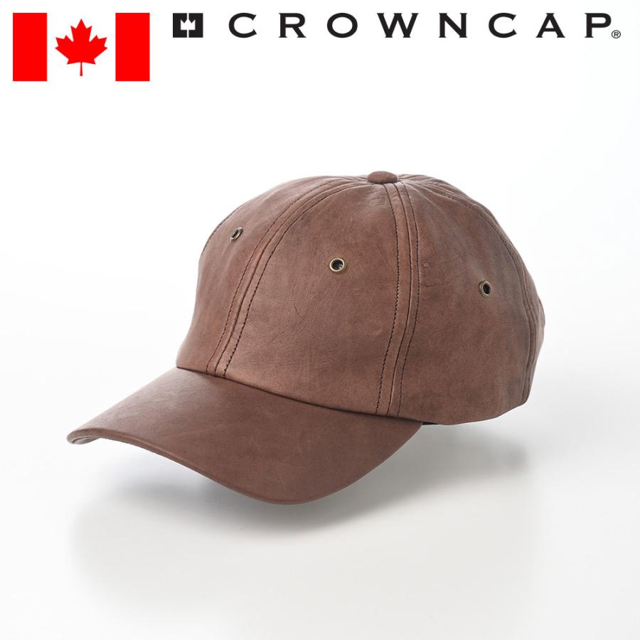 CROWN CAP（クラウンキャップ） CROWN CAP Lamb Leather Baseball Cap