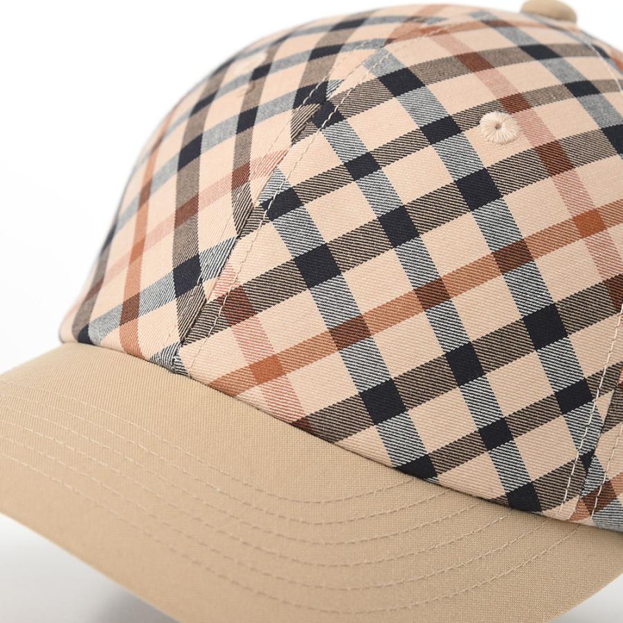 DAKS キャップ 帽子 父の日 CAP メンズ レディース 大きいサイズ Cap Cotton Tartan（キャップ コットン タータン） D3884 ベージュ｜homeroortega｜04