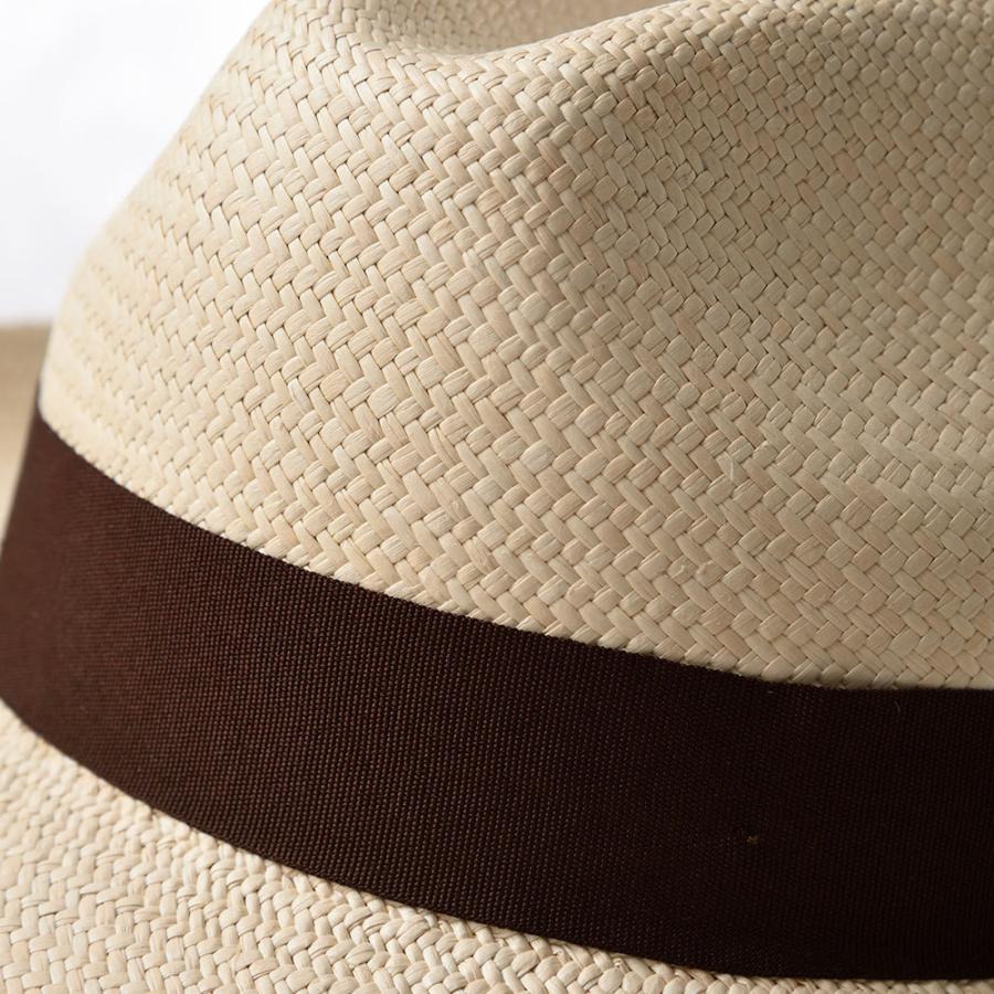 パナマ帽 パナマハット メンズ 春 夏 帽子 中折れハット 大きいサイズ ELOYBERNAL PARIENTES（パリエンテ）ブラウン[在庫限り特別価格]｜homeroortega｜05