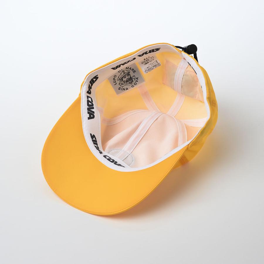 SINACOVA キャップ CAP メンズ 帽子 父の日 春 夏 大きいサイズ クリップ付き Marine Cap with Clip（マリンキャップ クリップ付き） ES256 イエロー 091｜homeroortega｜05