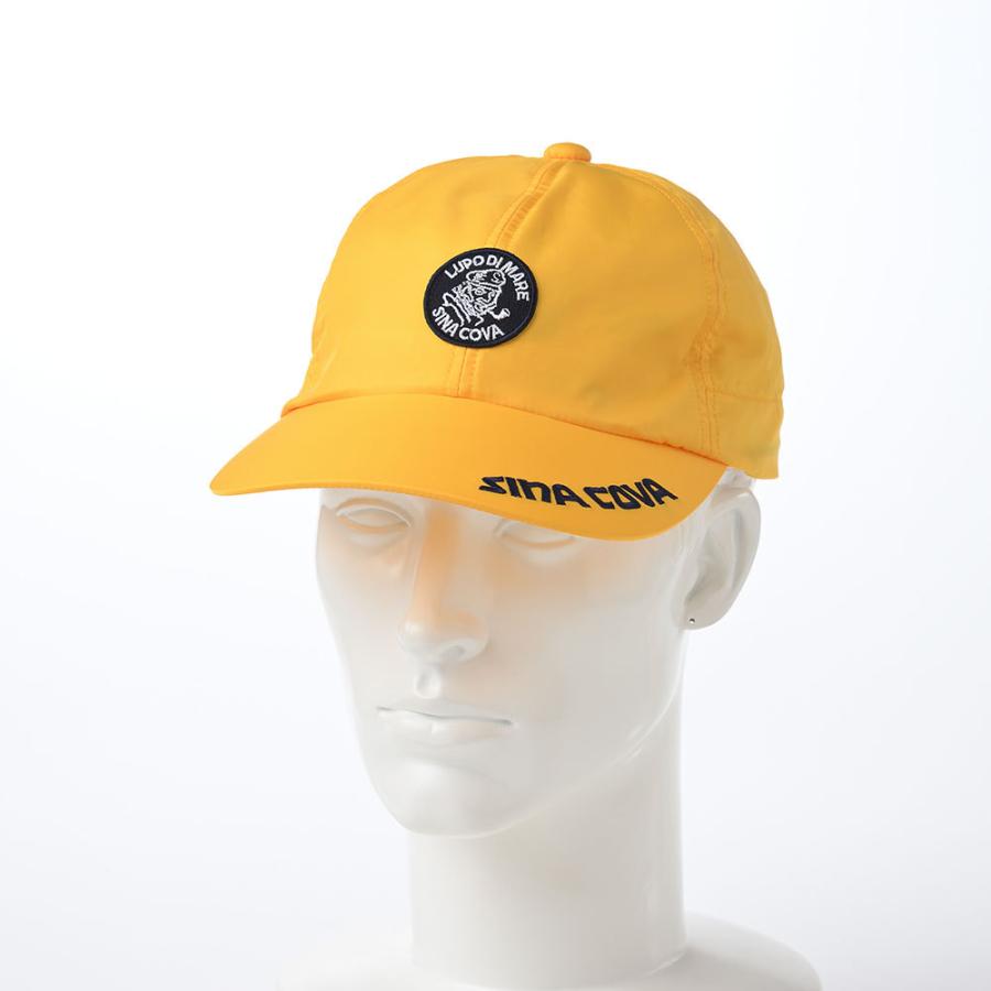 SINACOVA キャップ CAP メンズ 帽子 父の日 春 夏 大きいサイズ クリップ付き Marine Cap with Clip（マリンキャップ クリップ付き） ES256 イエロー 091｜homeroortega｜07