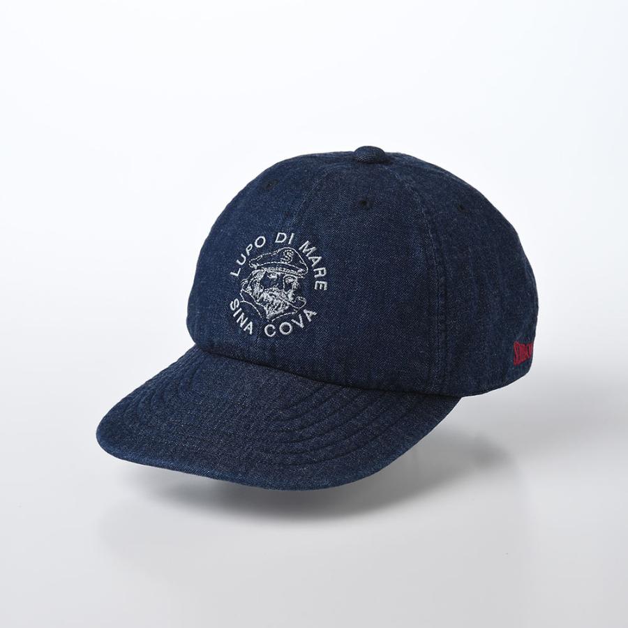 SINACOVA キャップ CAP メンズ 帽子 父の日 春 夏 秋 冬 オールシーズン 大きいサイズ Denim Cap（デニムキャップ） ES553 ネイビー 013｜homeroortega｜02