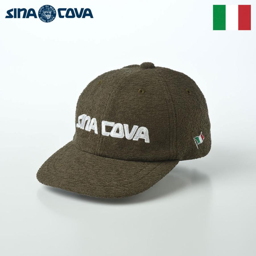 SINACOVA キャップ CAP メンズ 帽子 父の日 春 夏 大きいサイズ カジュアルキャップ Cotton Pile Cap（コットンパイルキャップ） ES603 カーキ 095｜homeroortega