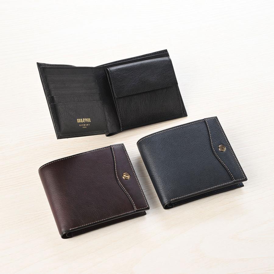 GOLD PFEIL（ゴールドファイル） 財布 二つ折り財布 メンズ レディース