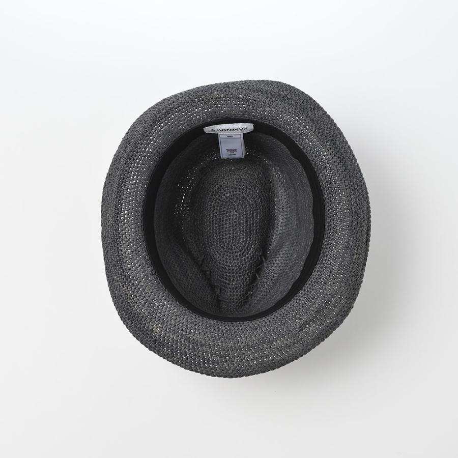 HELEN KAMINSKI 中折れハット ラフィアハット 麦わら帽 ストロー