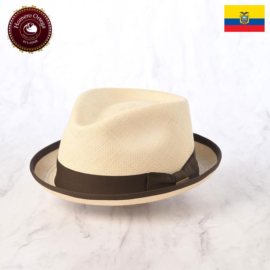 Homero Ortega（オメロ オルテガ） パナマハット 中折れハット 帽子