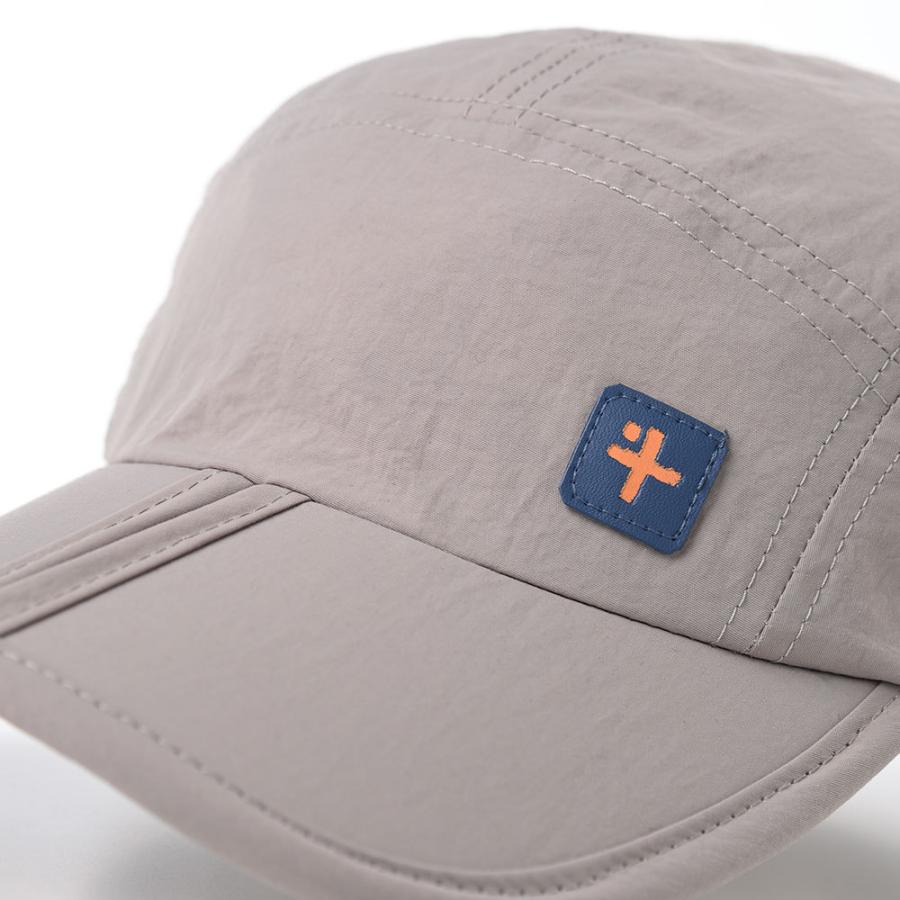 ISLANDS CROSS キャップ CAP 帽子 父の日 撥水 メンズ 春 夏 日除け 熱中症 Ataata Waterproof Cap(アタアタ ウォータープルーフ キャップ)グレー｜homeroortega｜04