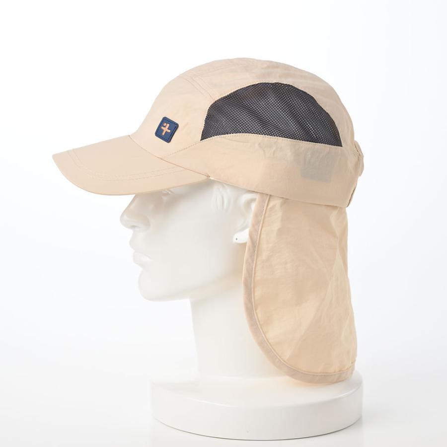 ISLANDS CROSS キャップ CAP 帽子 父の日 撥水 日除け付 メンズ 春 夏 シンプル Tereina Mesh Cap（テレイナ メッシュ キャップ）ベージュ｜homeroortega｜09