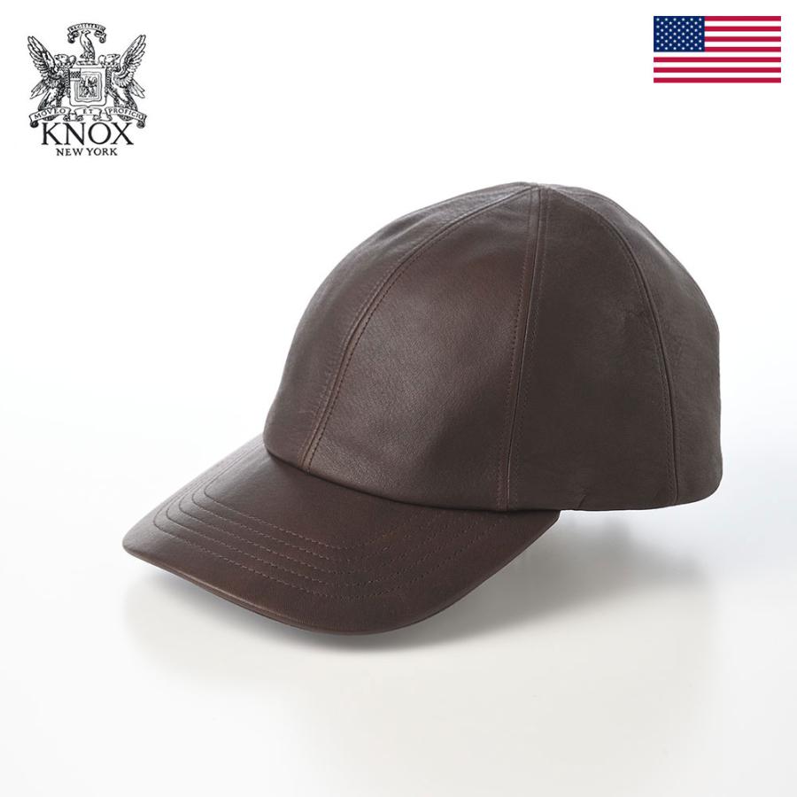 KNOX（ノックス） キャップ 帽子 メンズ レディース 通年 秋冬 Leather